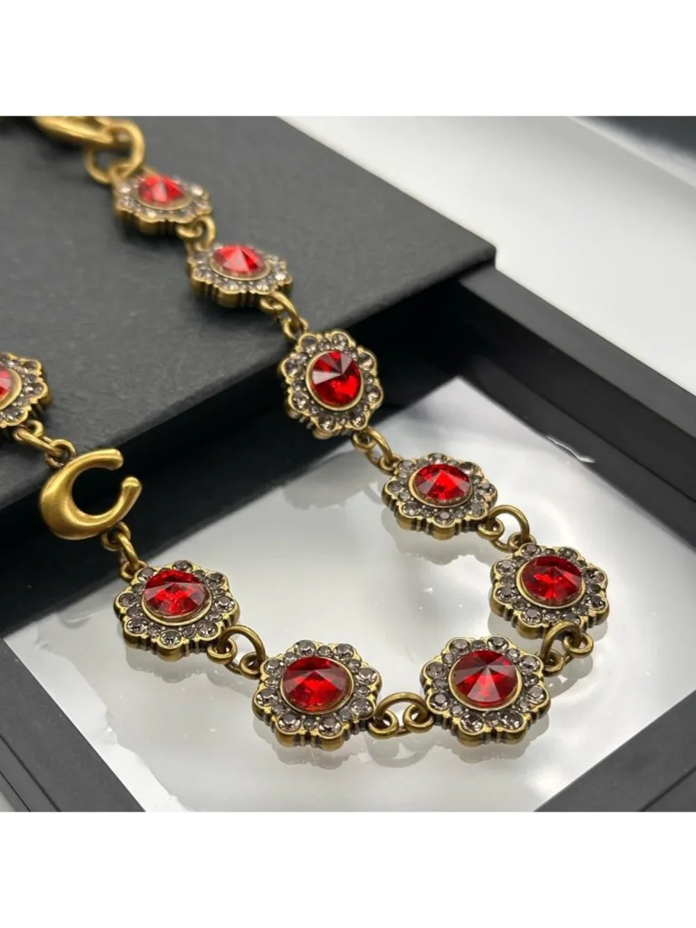 Gold Handbag Bag Charms | Chain Purse Accessory with Double-Spring Clasp